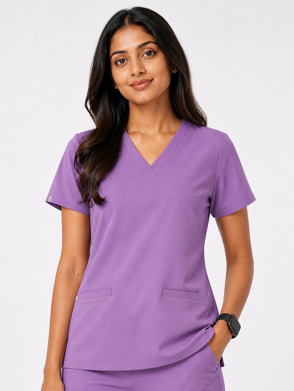 Women's Everyday Flex 2-Way Stretch Lavender Scrub Set