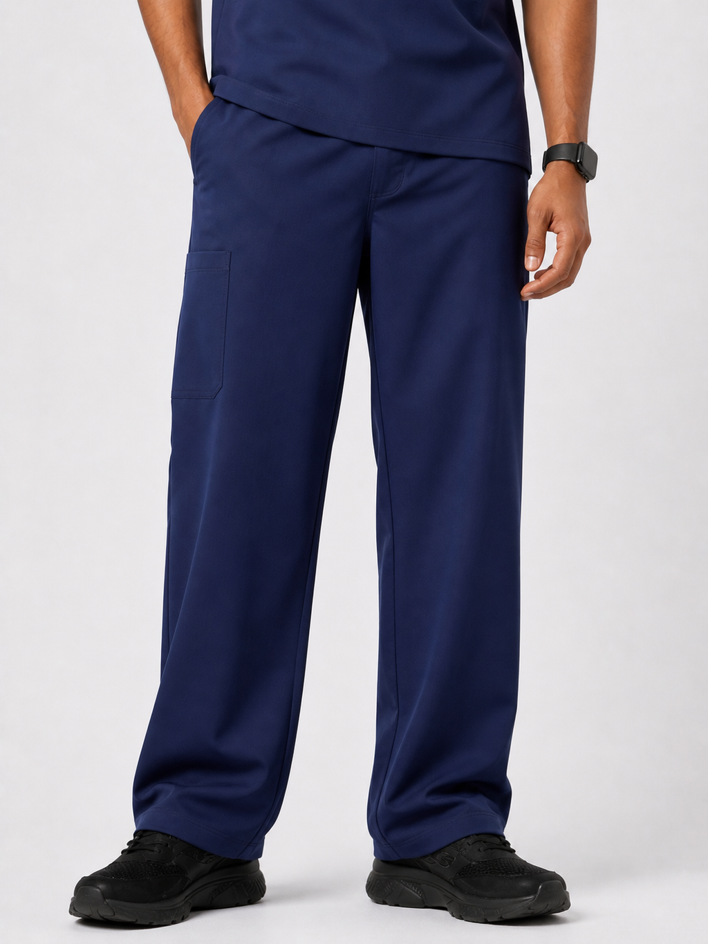 Men's Everyday Flex 2-Way Stretch Navy Blue Scrub Set