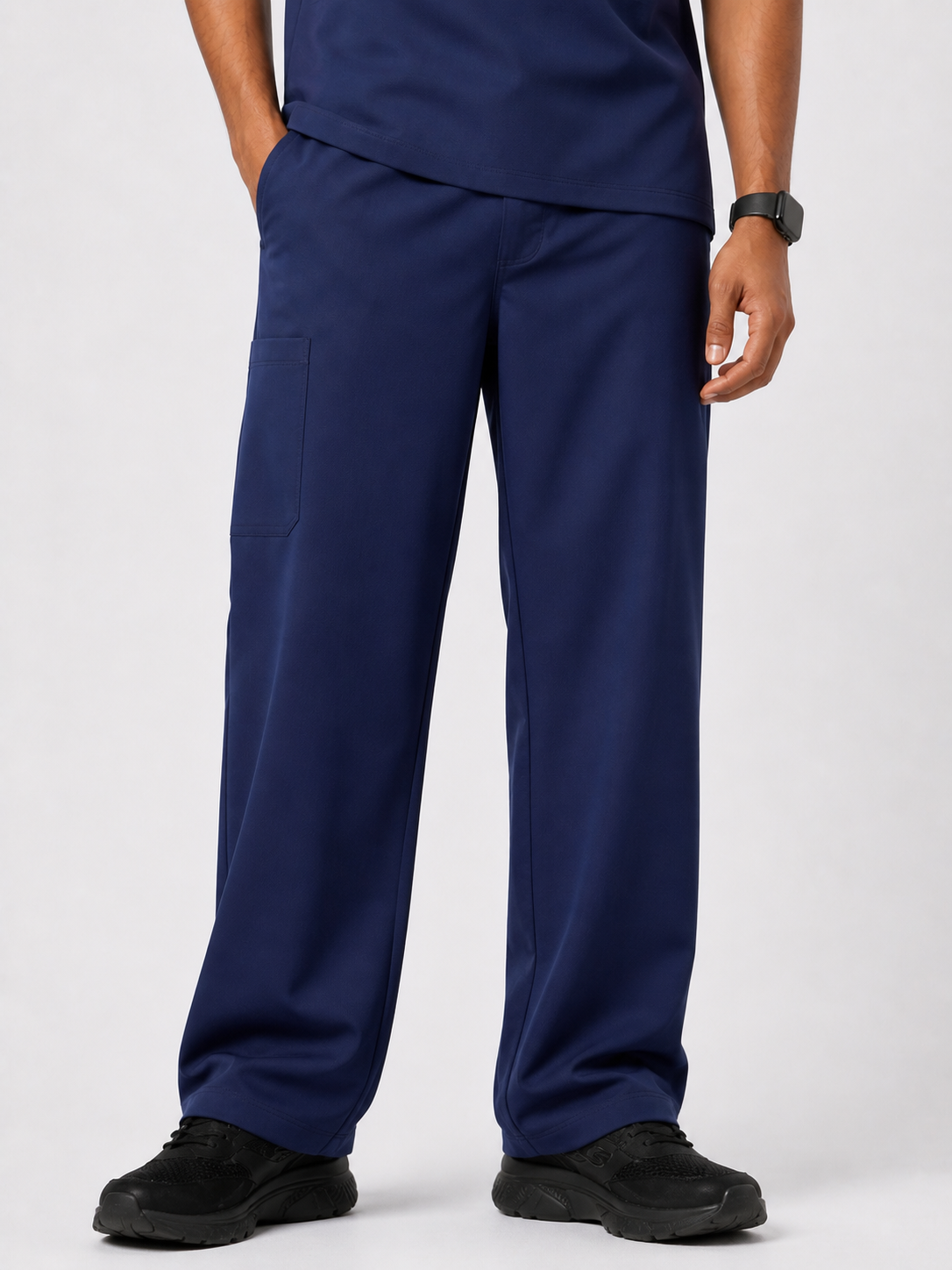 Men's Everyday Flex 2-Way Stretch Navy Blue Scrub Set