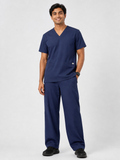 Men's Everyday Flex 2-Way Stretch Navy Blue Scrub Set
