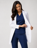 DrMyelin White Tailored Women's Medical Lab Blazer
