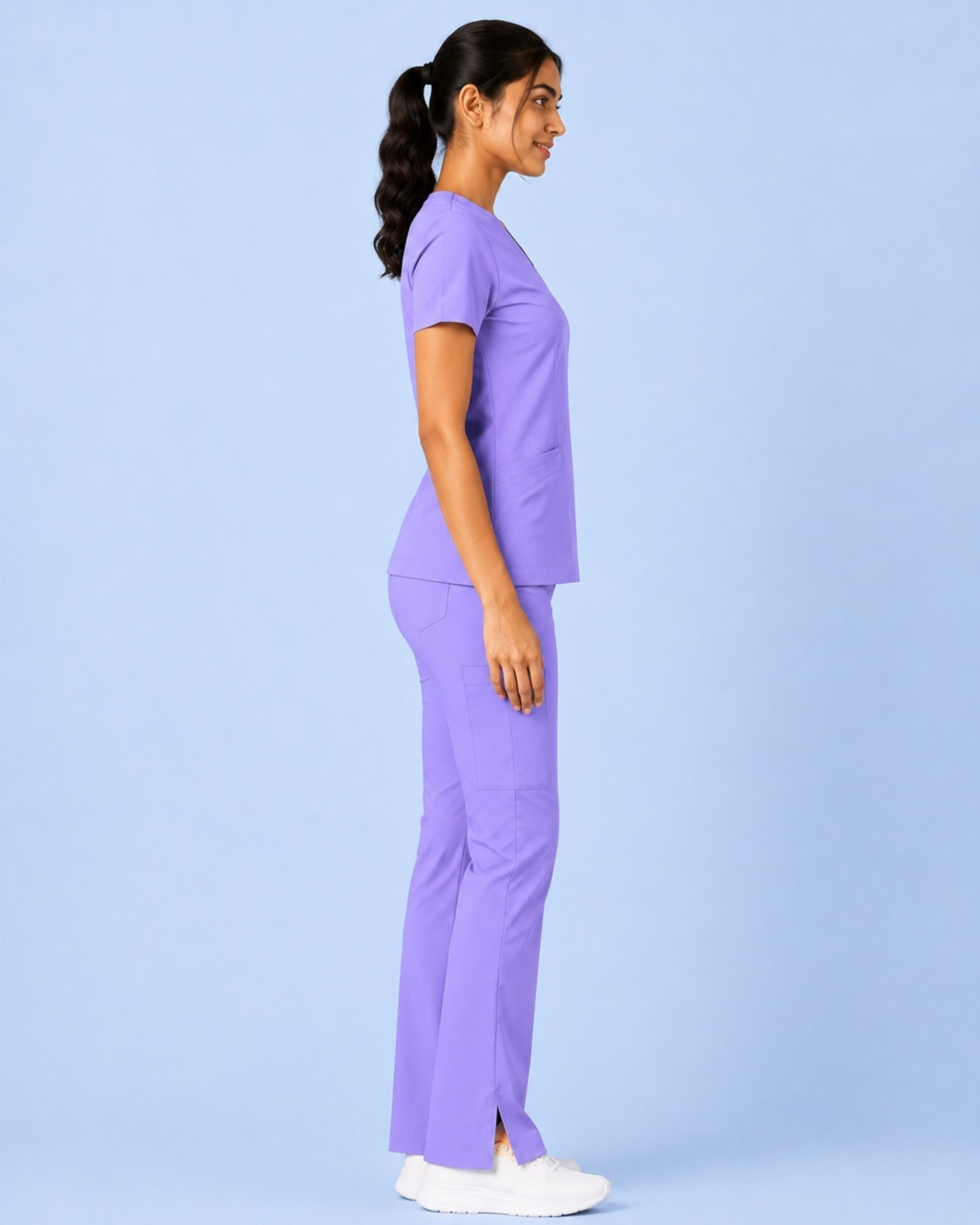 Lavender Scrub Butter Luxe 4 way stretch Set – Women