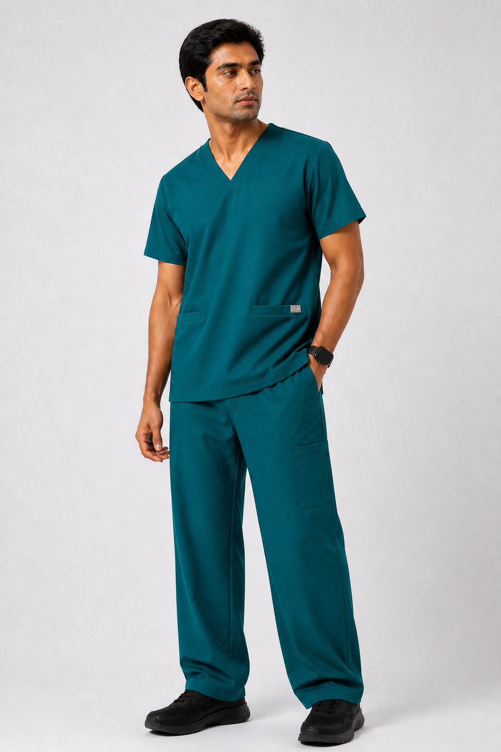 Men's Everyday Flex 2-Way Stretch Teal Scrub Set