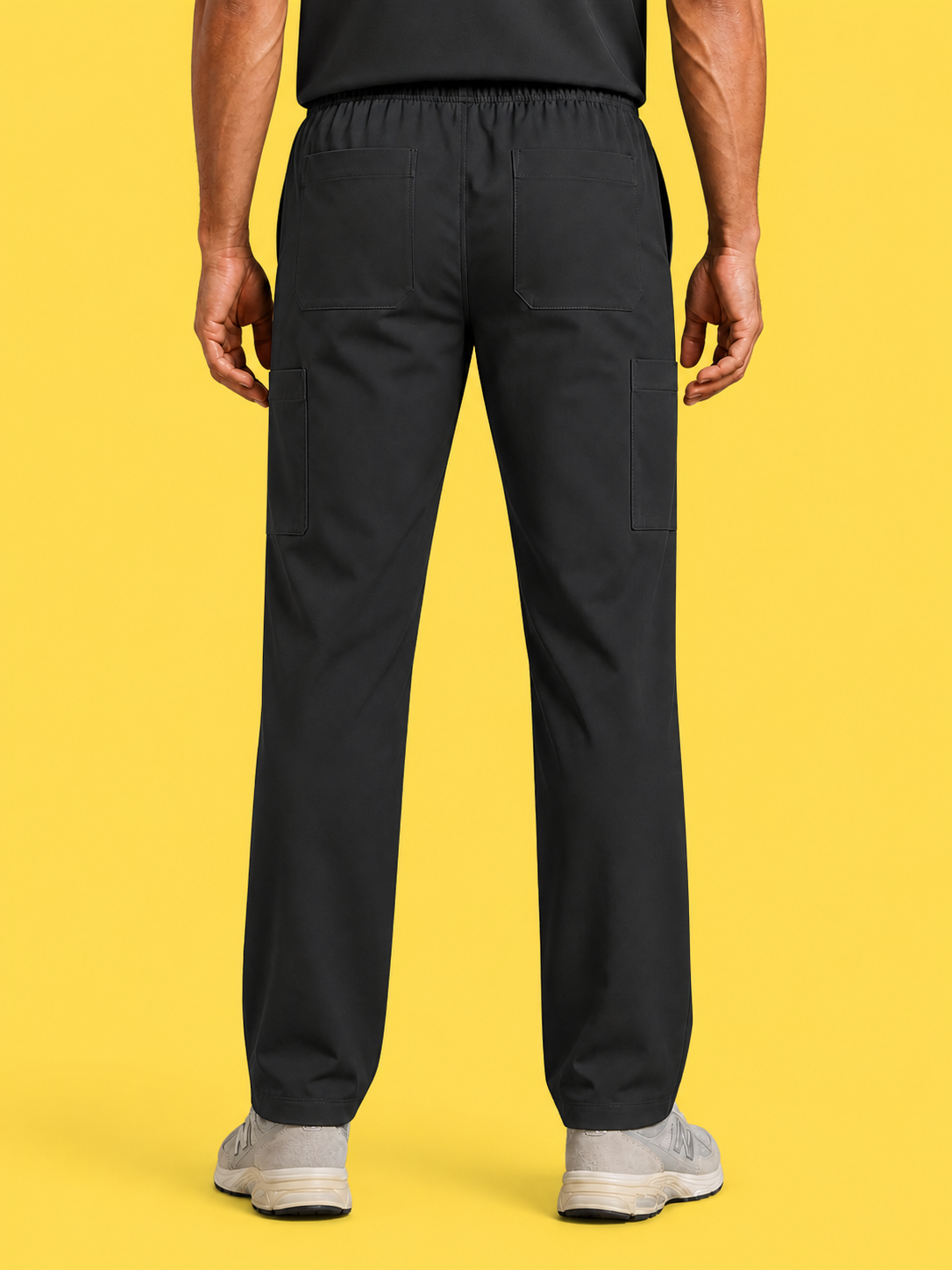 Men Butter Luxe 4 way stretch Black Scrub Pant
