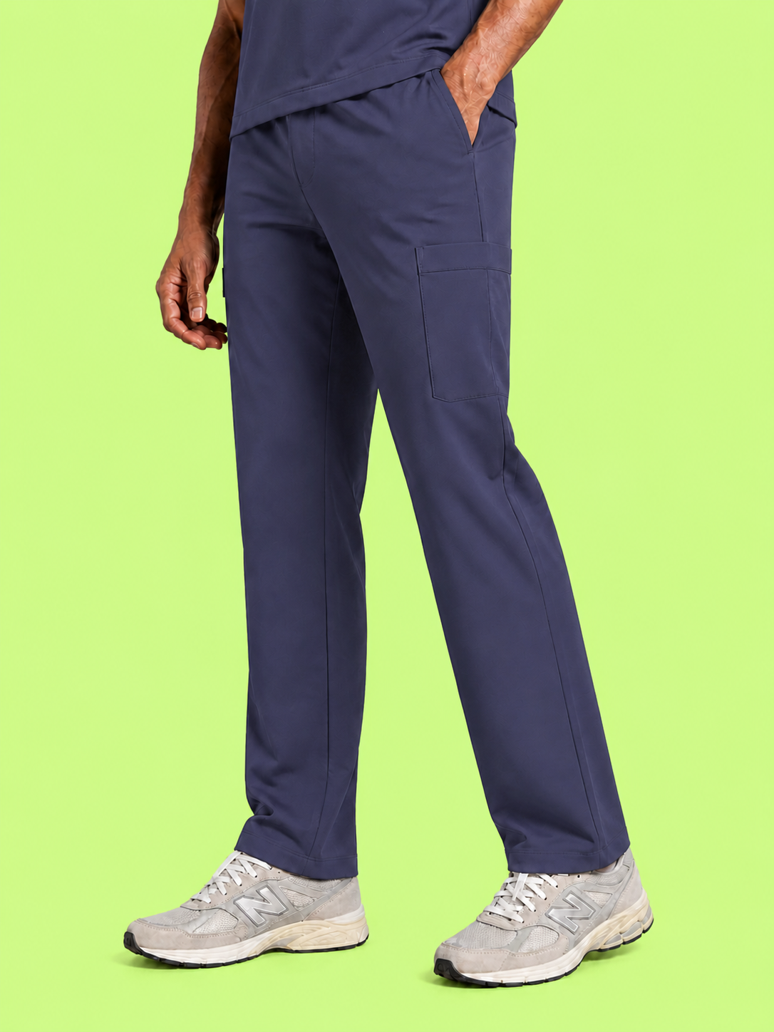 Men Butter Luxe 4 way stretch Navy Blue Scrub Pant