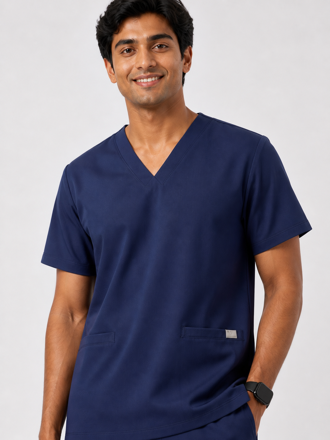 Men's Everyday Flex 2-Way Stretch Navy Blue Scrub Set