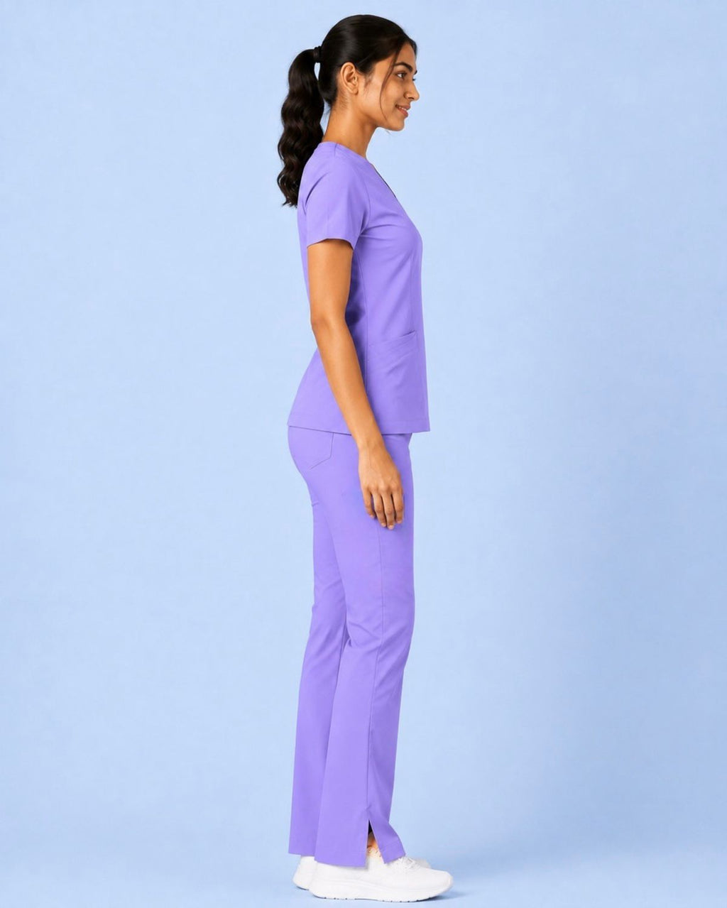 Women's Everyday Flex 2-Way Stretch Lavender Scrub Set