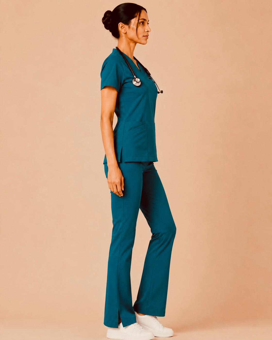Teal Butter Luxe 4 way stretch Scrub Set – Women