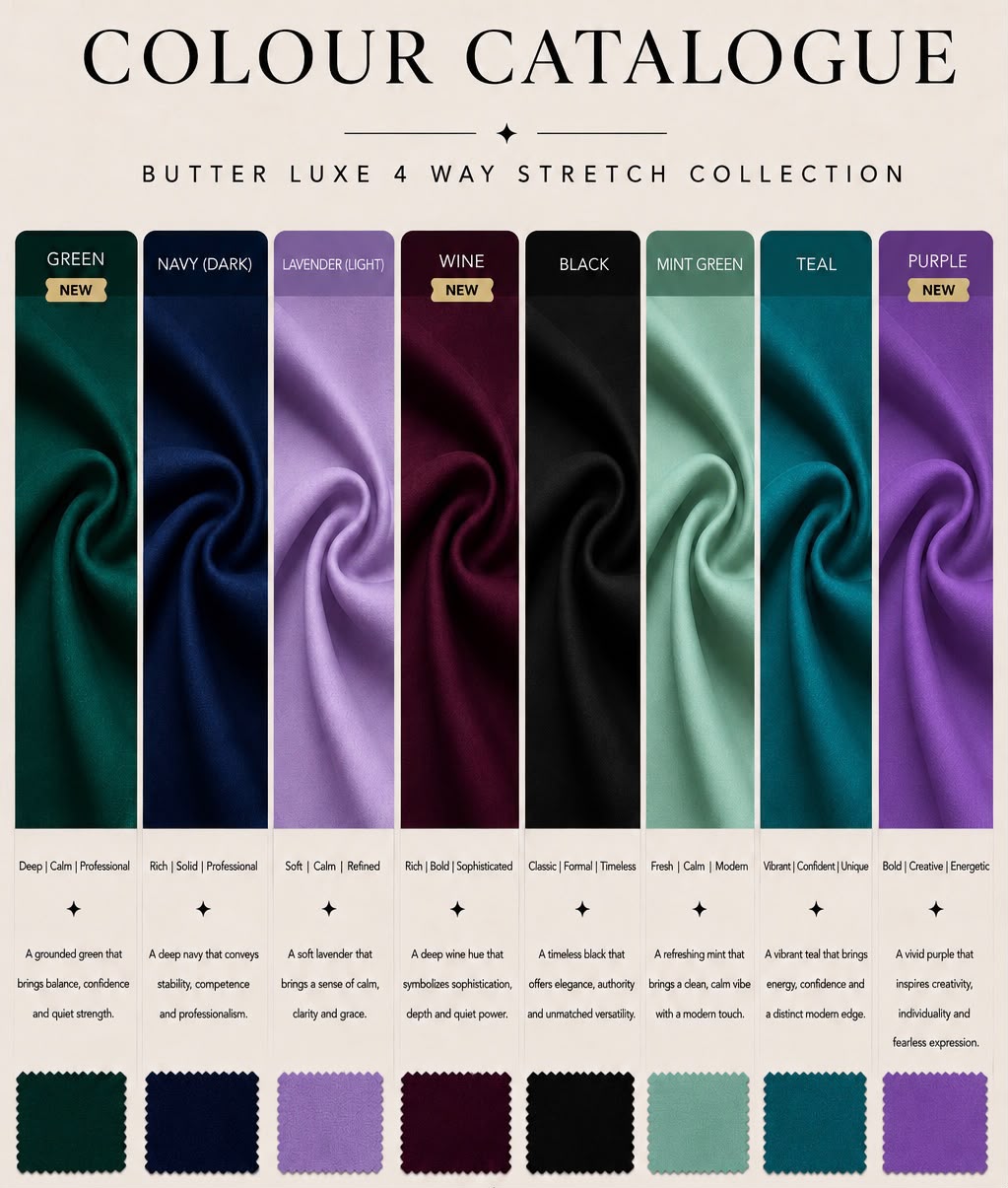Bold Green Butter Luxe 4 way stretch Scrub Set – Women